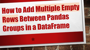 How to Add Multiple Empty Rows Between Pandas Groups in a DataFrame