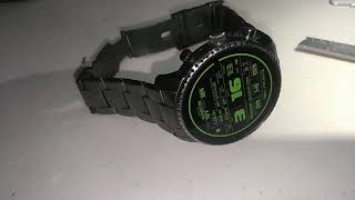 Improvised watch band pin, how to fix a broken watch band with a paperclip