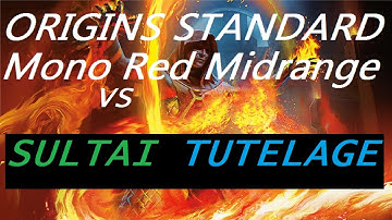 Magic Origins Standard: Mono Red Midrange vs Sultai Sphinx