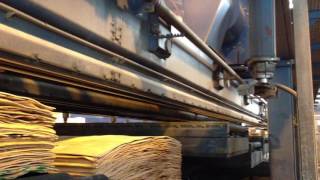 Dryer out feed stacker