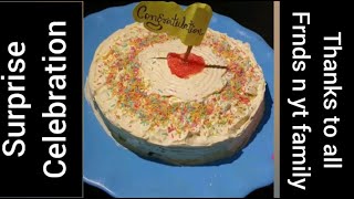 Monetization Celebration| Surprise cake party| Thank u all |The Cooking Crush