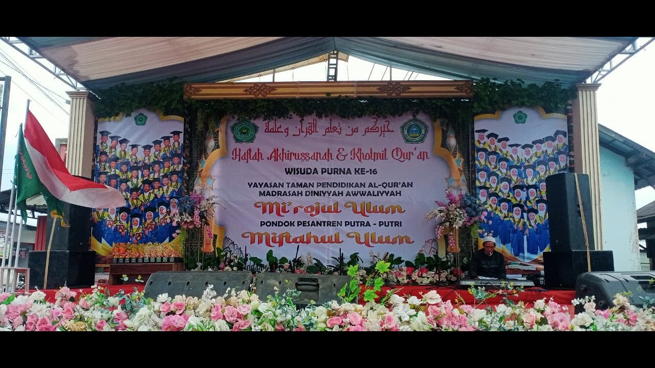 Haflah Akhirussanah dan Khotmil Qur'an TPQ dan Madin Awwaliyyah Mi'rojul Ulum Kutabawa, Serang ( 2 )