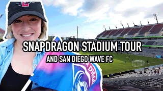 Snapdragon Stadium tour + tips | My first SD Wave FC game!