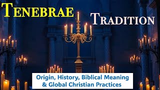 🕯️ Tenebrae Tradition Explained | Origin, History, Biblical Meaning & Global Christian Practices 🙏