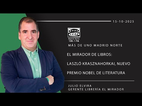 El Mirador de Libros : Laszl&oacute; Krasznahorkai, nuevo Premio Nobel de Literatura