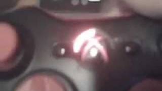 custom moded xbox 360 controller black and red