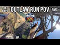 Outlaw Run POV (Front Row) + Review — RMC’s Wildest Wood Coaster?
