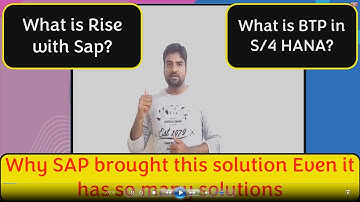 Rise with SAP, BTP in SAP#sap #sapi #hana #s4hana #risewithsap