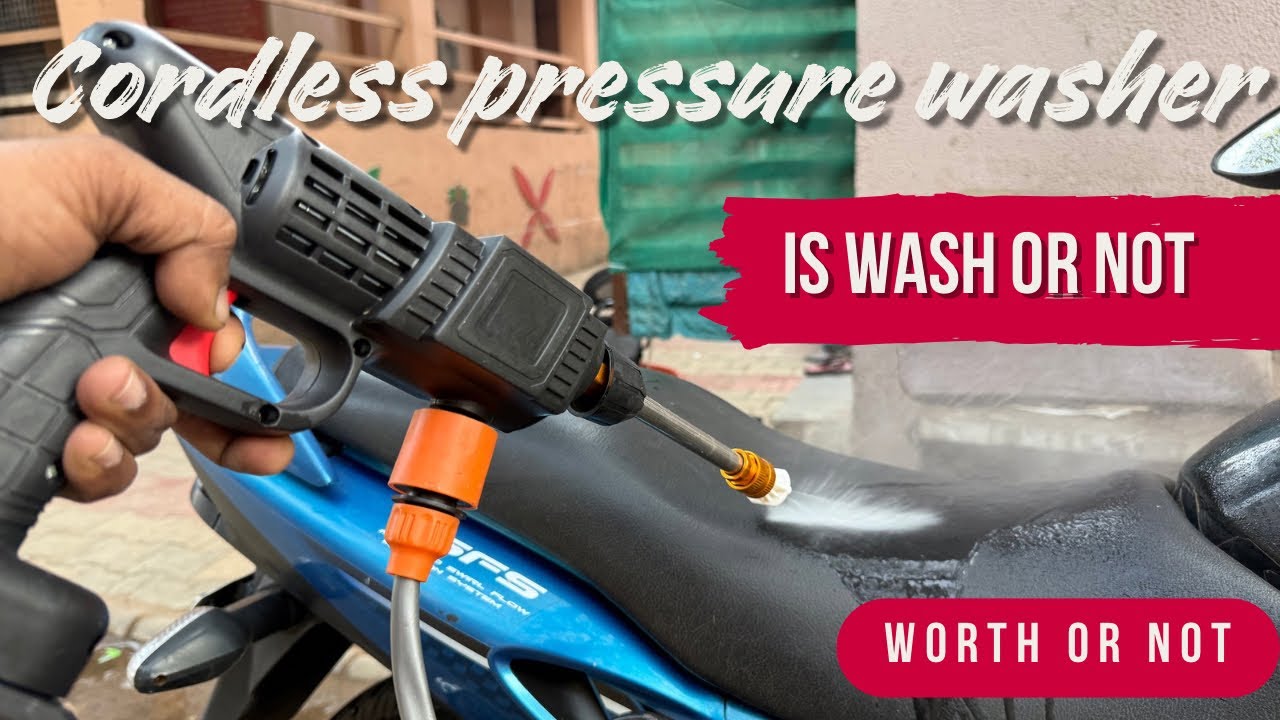 BEST Cordless Pressure Washer Review Ever Made | Is cordless pressure washers work or not 