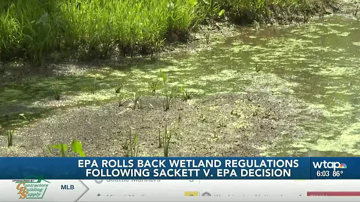 EPA rolls back wetland protections following SCOTUS decision on Clean Water Act