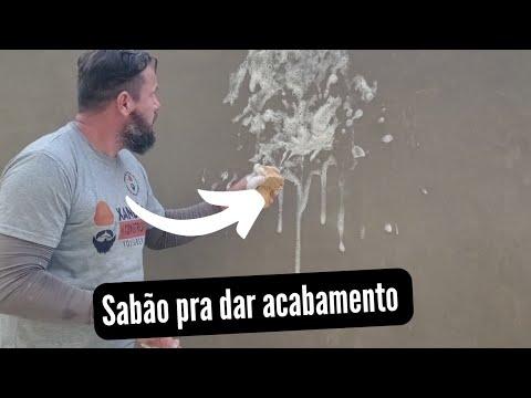 Dei Acabamento no Embolso com Sabão.