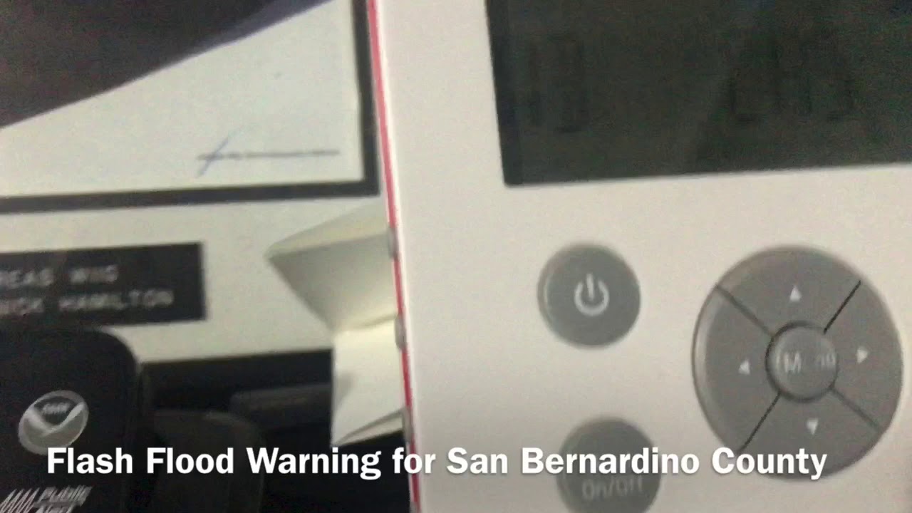 Flash Flood Warning For San Bernardino County 3/12/2020 - YouTube