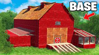 I Built a Large Barn In Official Rust...