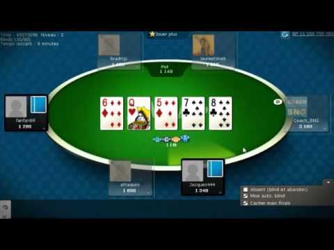 Le Sit N Go Short Handed sur PMU Poker