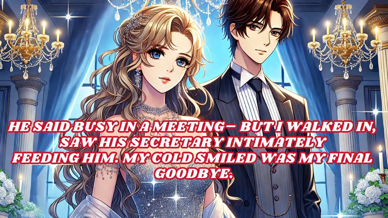 He said busy in a meeting– but I walked in, saw his secretary intimately feeding him.I smiled coldly