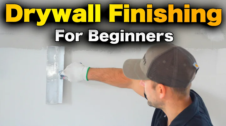 How To Finish Drywall - THE BASICS FOR BEGINNERS!