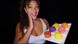 ASMR MUKBANG ~ VIRAL CRUNCHY FRUIT PASTRIES 🥭🍒🍊 (Satisfying Mouth & Eating Sounds)