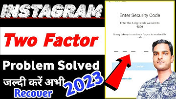 Instagram Enter Security Code Problem Solve | Enter Security Code Problem Instagram 2024