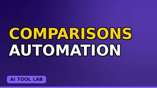 comparisons Automation: The Complete Setup (Updated)