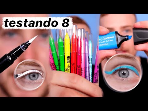 Delineadores coloridos: testando 8 marcas (nacionais e gringas) | Igor Saringer