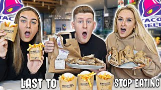 Last to STOP Eating TACO BELL Wins £1,000  Challenge