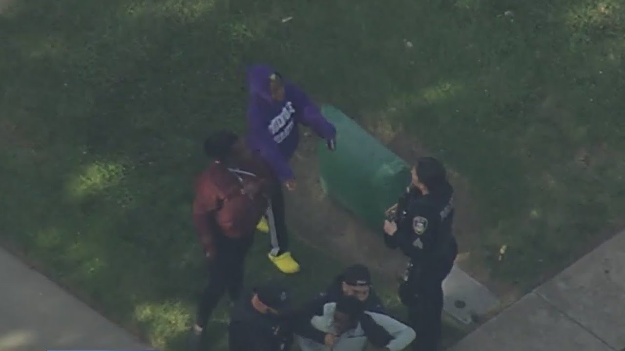 4 suspects in custody after vehicle pursuit, foot chase through the ...