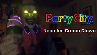 Party City/Halloween City 2023 Neon Ice Cream Clown Unboxing, Thoughts And Demo Video!