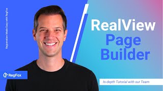 Guide to Using the RealView Page Builder in RegFox