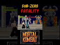 Sub-Zero All Fatalities (MK1 Arcade)