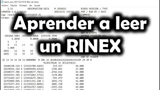 [GNSS] Aprendiendo a leer un RINEX