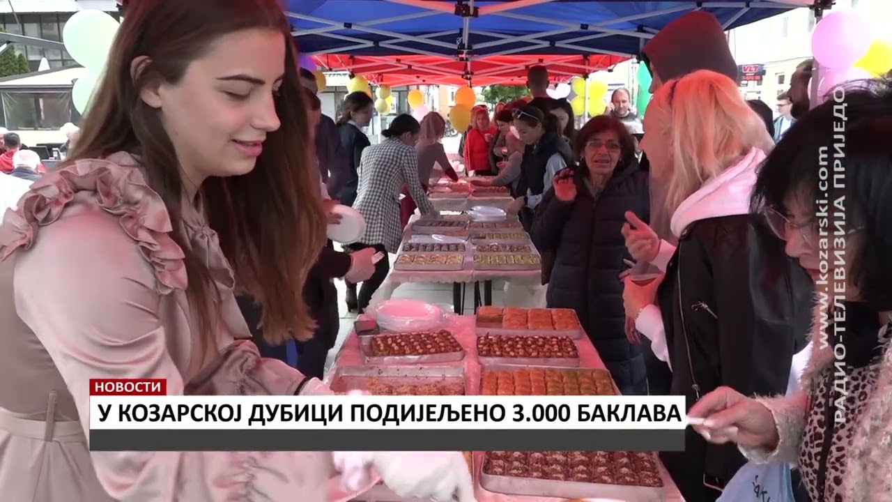 DUBIČANIMA U CENTRU GRADA PODIJELJENO 3.000 BAKLAVA
