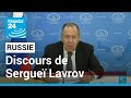 REPLAY - Discours de Lavrov au Conseil des droits de l'homme de l'ONU • FRANCE 24
