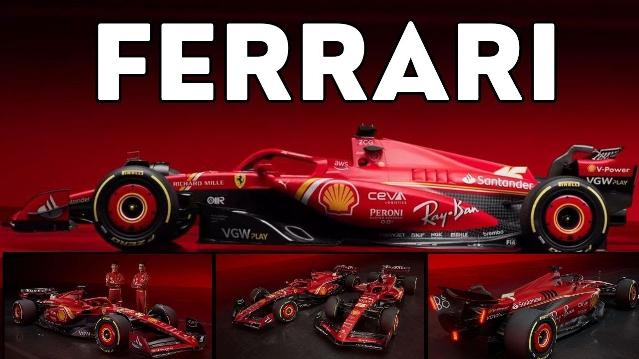 Ferrari Reveals New 2024 F1 Car SF24 Launched Formula1 Car 2024 SF