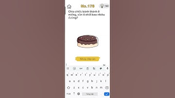 Brain out-Level 178: Chia chiếc bánh thành 8 miếng cần ít nhất bao nhiêu đường #game #brainout