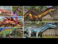 ALL SUPER HYBRIDS & INDORAPTOR GEN 2. All Max Level 40, All Evolutions | Jurassic World The Game