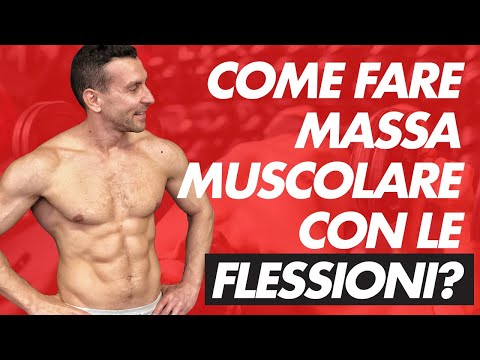 Video: Come Costruire Muscoli Con Le Flessioni