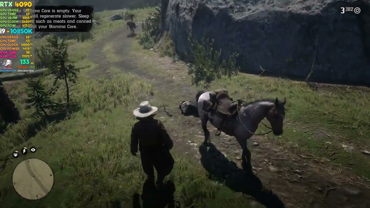 Red Dead Redemption 2 tem taxa de quadros até 45% maior com DLSS