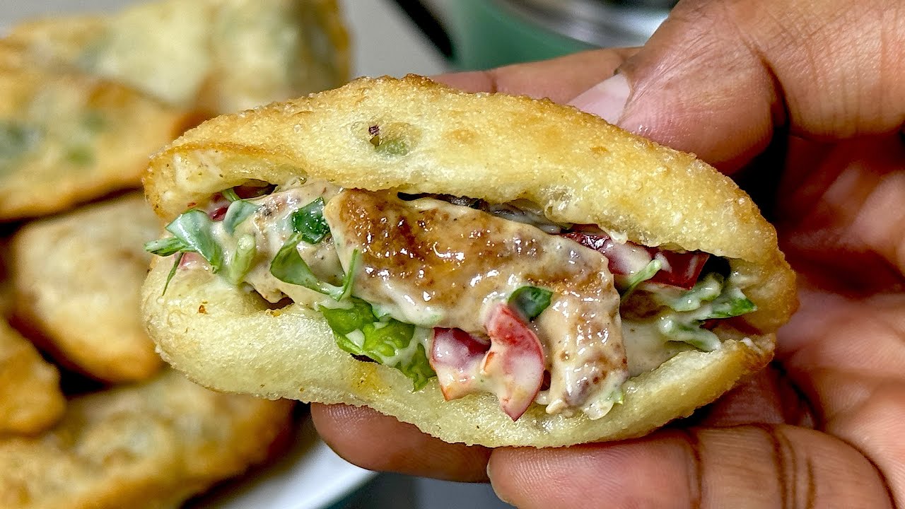 💯കുട്ടി ഷവർമ പൊരിച്ചത്😋 നോമ്പ് തുറക്കാൻ കിടിലൻ രുചിയിൽ ചിക്കൻ ഷവർമ!👌  | Fried Chicken Shawarma