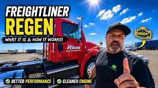 How My 2012 Freightliner Performs a DPF Regeneration