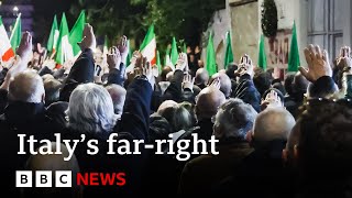 Italy’s PM says fascism is ‘consigned to history’  not everyone is so sure | BBC News