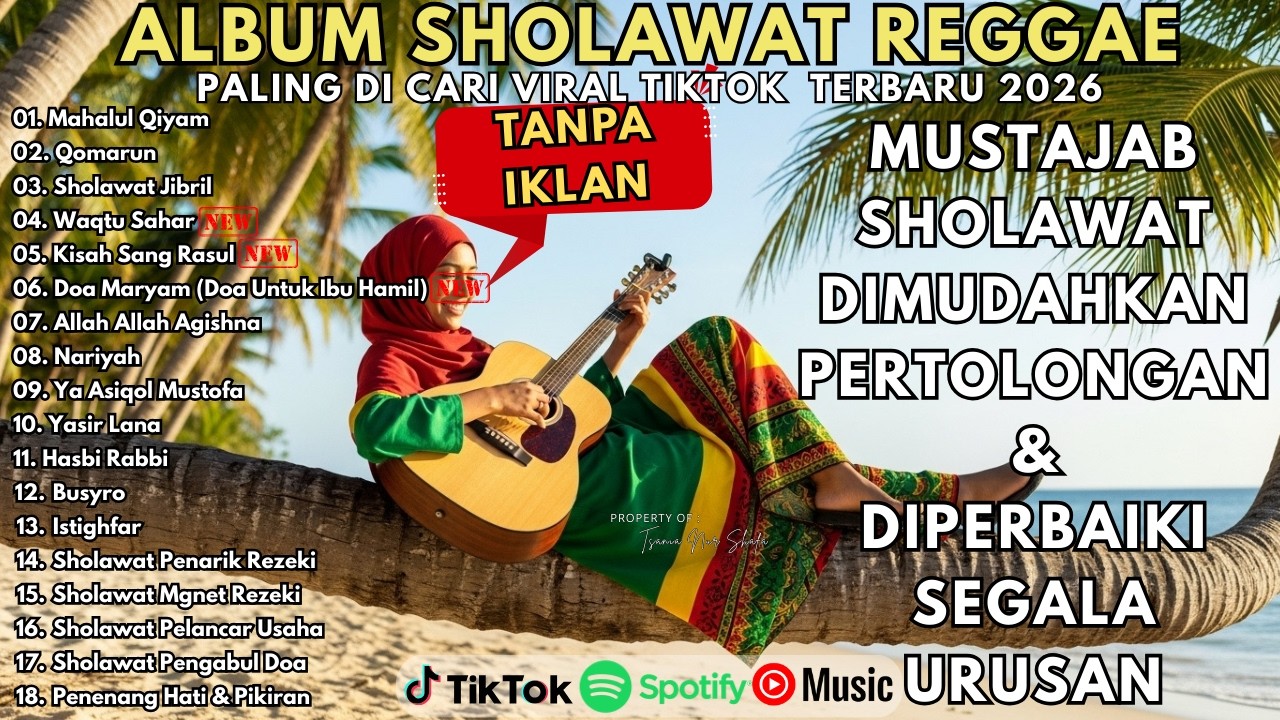 Sholawat Reggae Paling Adem 2026 | Musik Islami Santai Bikin Hati Tenang