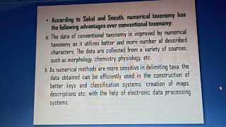 numerical taxonomy part 2