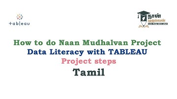 How to do Naan Mudhalvan Project | Data Literacy with TABLEAU | Project steps | Tamil