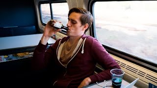 GETTING DRUNK ON THE TRAIN!