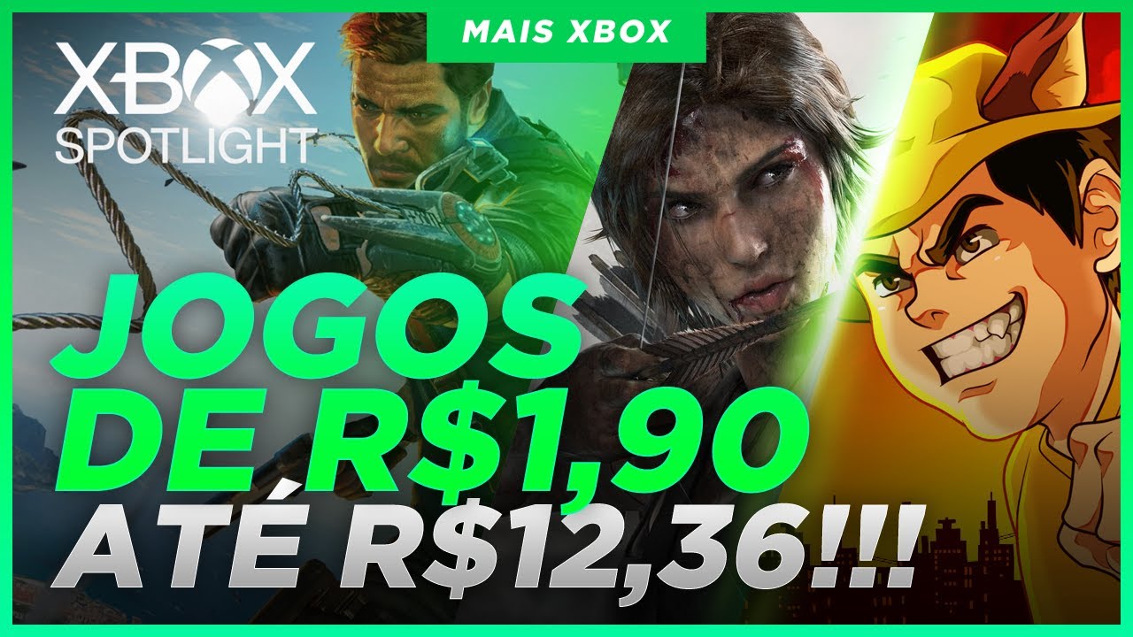 XBOX SPOTLIGHT! TEM JOGOS BARATAÇOS de R1,90 até 12,36 e tem 2 JOGAÇOS