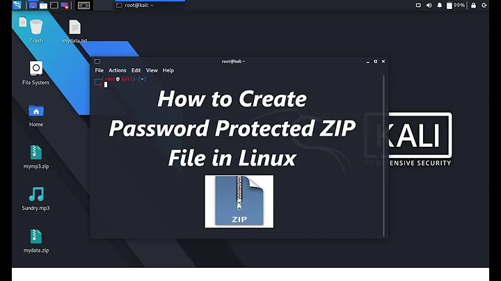 How to Create Password Protected ZIP File in Linux