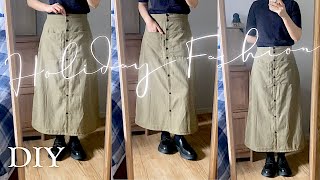 DIY Holiday Fashion Outfits Sew Along Tutorial 手作り服 sewing clothesㅣmadebyaya