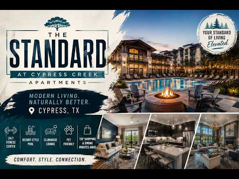 The Standard at Cypress Creek Cypress TX Apartments Tour | Luxury Living in Cypress Texas