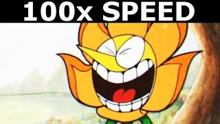 Cuphead - Full Game at 100x Speed (SEIZURE WARNING) screenshot 3