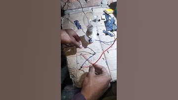 2 Way switch Connection practical with bulb💡 #asiftechnologyandelectricity#shorts #iti